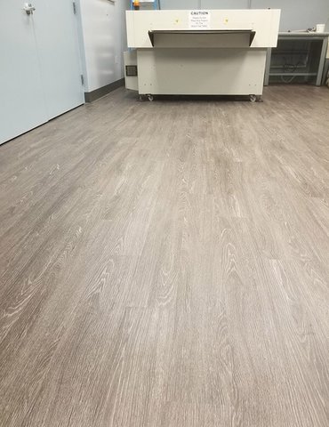 Philadelphia Flooring Solutions's commercial flooring work for Paris Corporation in North Philadelphia, PA
