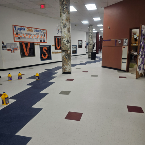 Philadelphia Flooring Solutions's commercial flooring work for Wissahickon Charter School in Philadelphia, PA