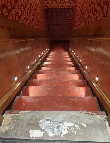 Before image of Philadelphia Flooring Solutions's commercial flooring work for Blind Barber Bar in Poplar, PA