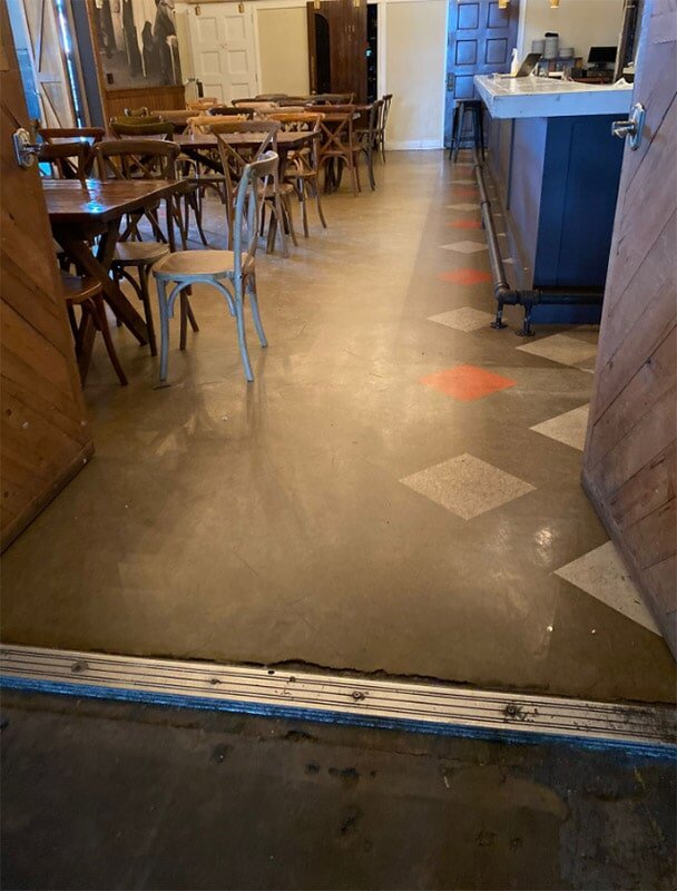 Philadelphia Flooring Solutions's commercial tile flooring work for Porta Asbury Park in Philadelphia, PA