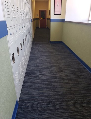 Philadelphia Flooring Solutions's commercial carpet flooring work for Lincoln Technical Institute, INC in Philadelphia, PA