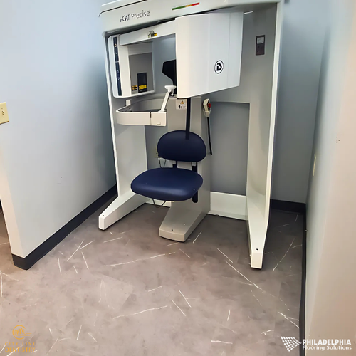Commercial flooring in a Philadelphia dental office