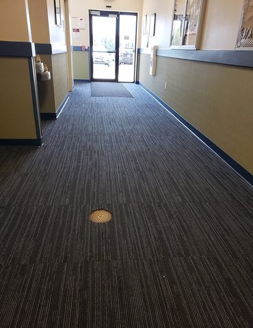 Philadelphia Flooring Solutions's commercial carpet flooring work for Lincoln Technical Institute, INC in Yorktown, PA
