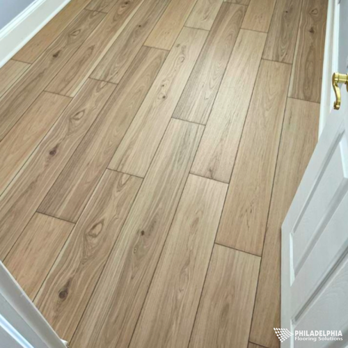 Laminate floors in a NJ home by Philadelphia Flooring Solutions