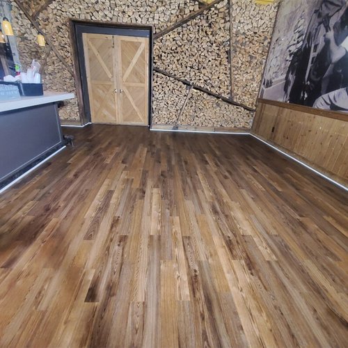 Philadelphia Flooring Solutions's commercial wood flooring work for Porta Asbury Park in Philadelphia, PA