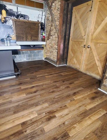 Philadelphia Flooring Solutions's commercial wood flooring work for Porta Asbury Park in Yorktown, PA