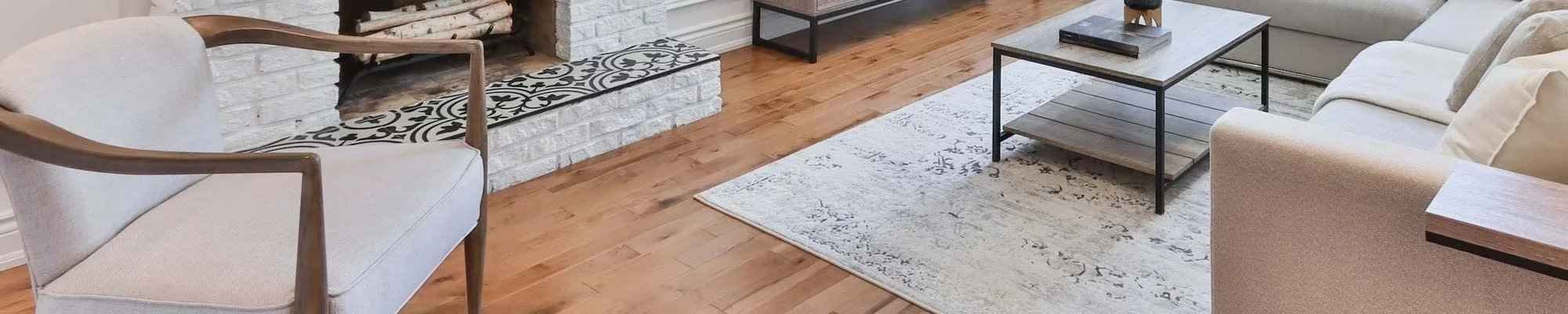 Hardwood flooring in a cozy New Jersey home