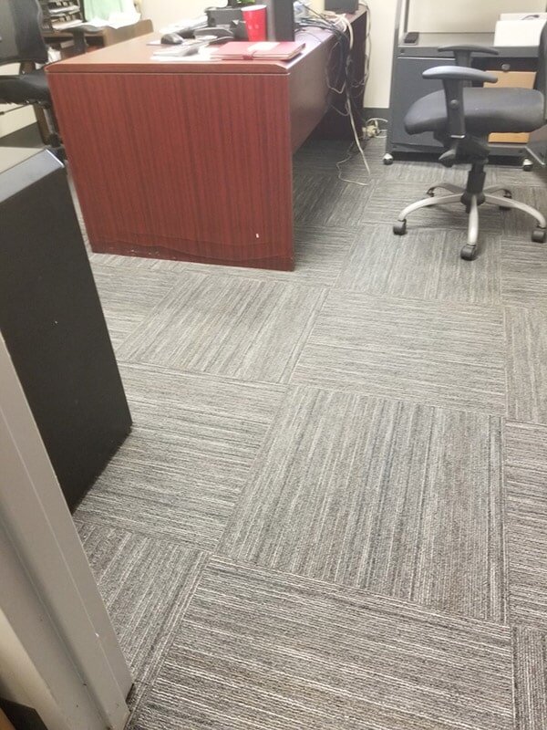 Philadelphia Flooring Solutions's commercial carpet flooring work for Paris Corporation in Poplar, PA
