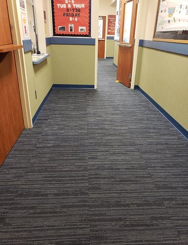 Philadelphia Flooring Solutions's commercial carpet flooring work for Lincoln Technical Institute, INC in Northern Liberties, PA