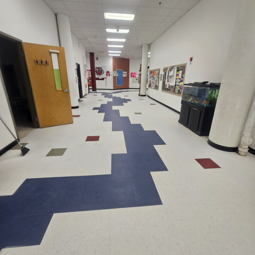 Philadelphia Flooring Solutions's commercial flooring work for Wissahickon Charter School in Philadelphia, PA