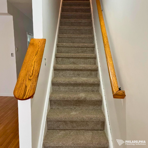 Carpet floors in a NJ home by Philadelphia Flooring Solutions