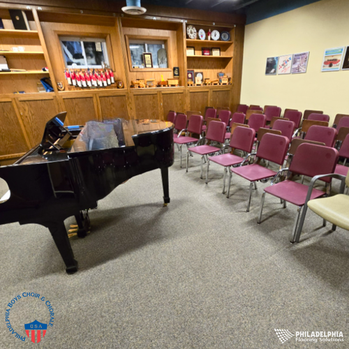 Philadelphia Flooring Solutions's commercial flooring work for Philadelphia Boy's Choir & Chorale in PA