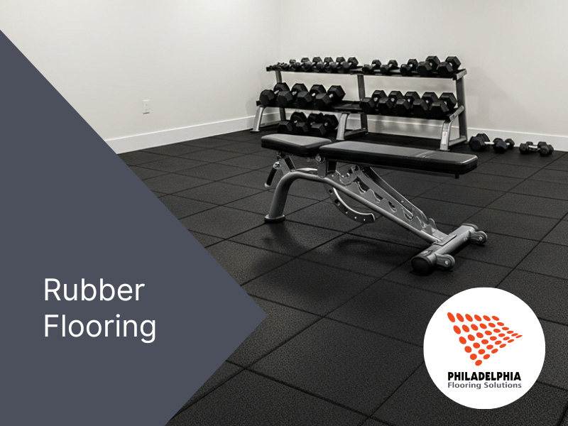 Rubber gym flooring in New Jersey