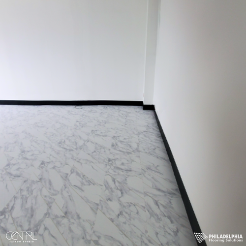 Philadelphia Flooring Solutions's commercial flooring work for Central Tattoo Studio in Philadelphia, PA