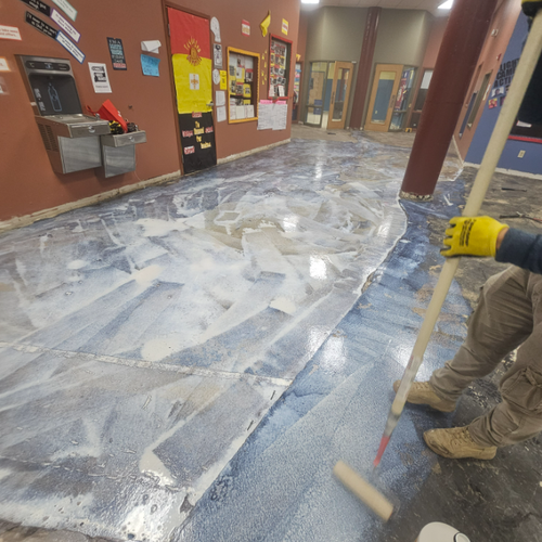 Philadelphia Flooring Solutions's commercial flooring work for Wissahickon Charter School in Philadelphia, PA