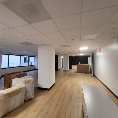 Philadelphia Flooring Solutions's commercial flooring work for JetBlue Airways in Poplar, PA