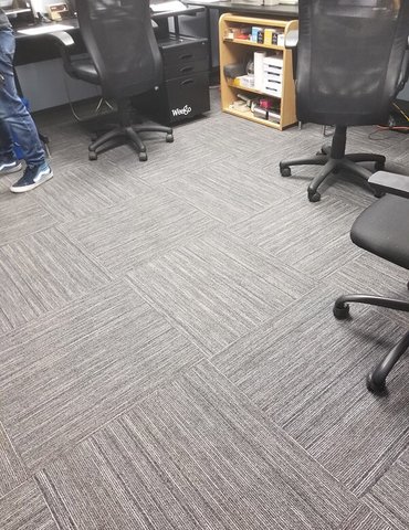 Philadelphia Flooring Solutions's office commercial flooring work for Paris Corporation in North Philadelphia, PA