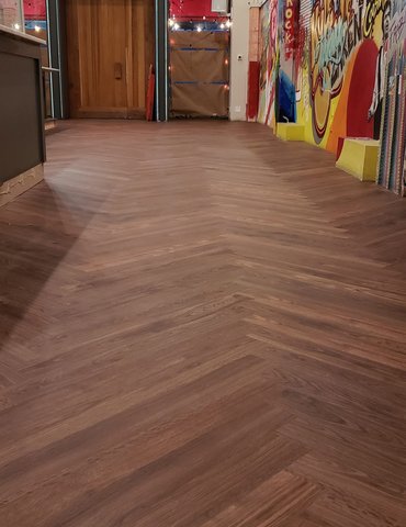 Philadelphia Flooring Solutions's commercial flooring work for Porta in Yorktown, PA