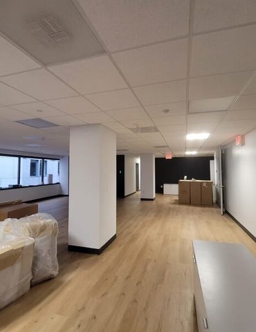 Philadelphia Flooring Solutions's commercial flooring work for JetBlue Airways in Poplar, PA
